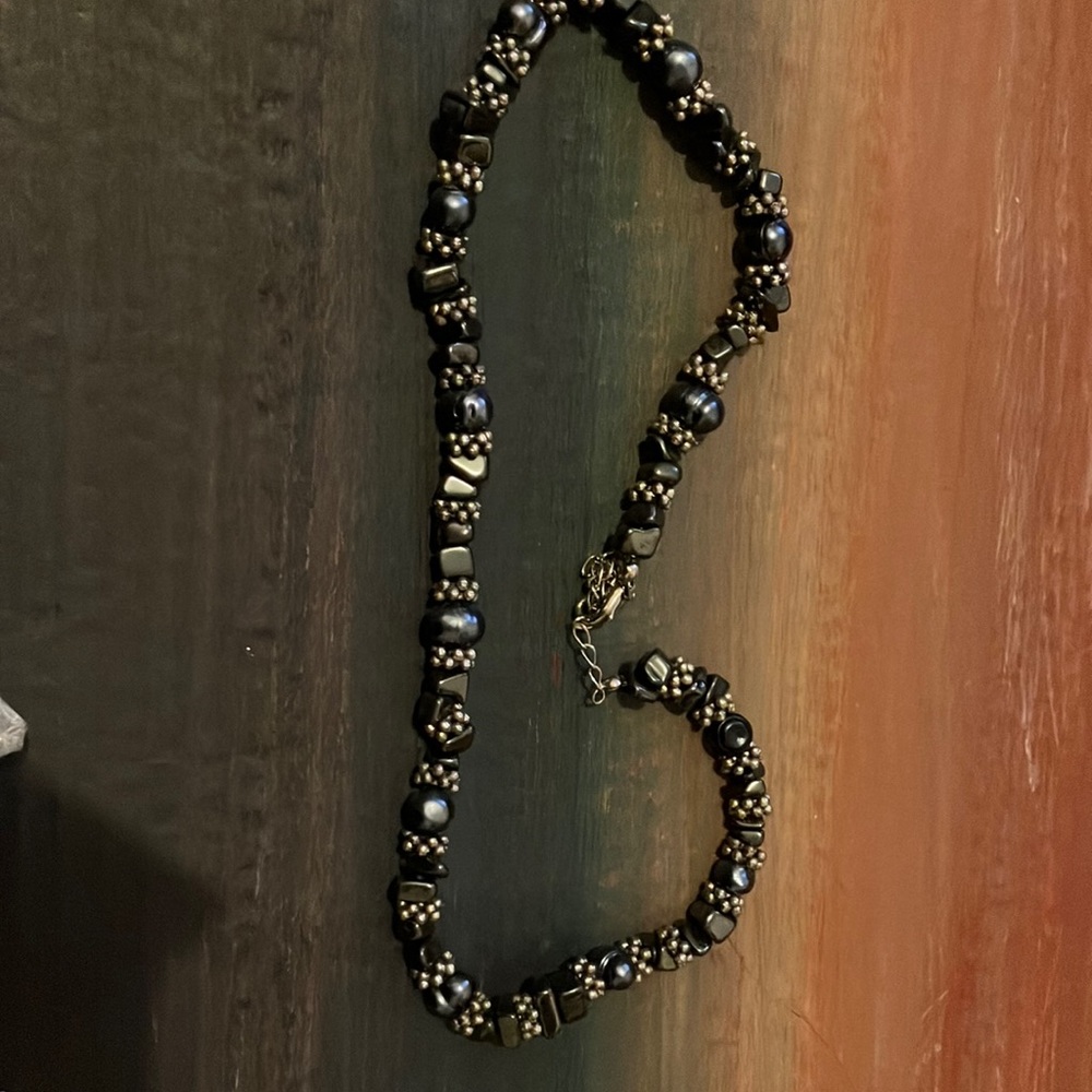 Hematite necklace